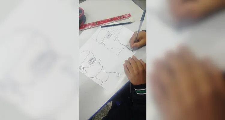 Trabalho contou com diversificados momentos em sala de aula.