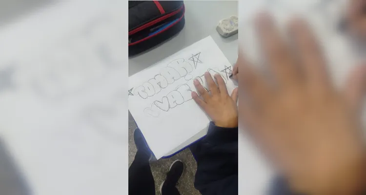 Trabalho contou com diversificados momentos em sala de aula.