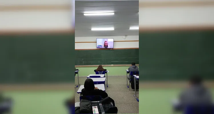 Trabalho contou com diversificados momentos em sala de aula.