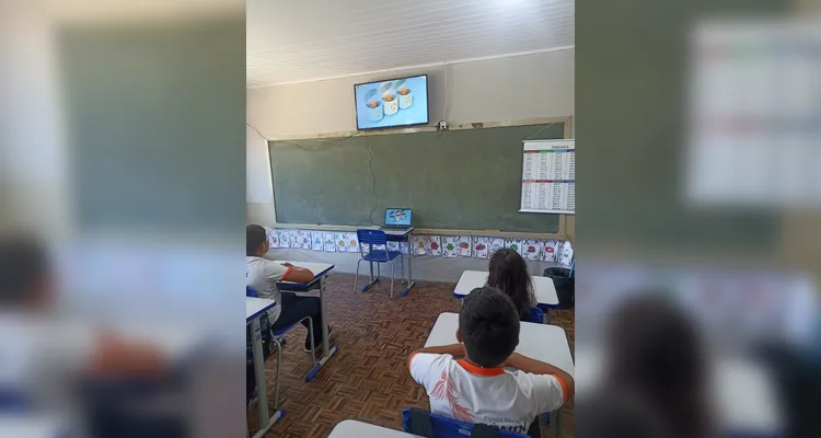 Veja a série de registros dentro e fora da sala de aula.