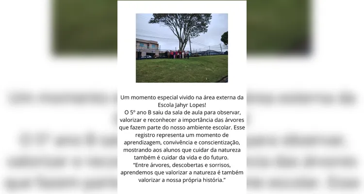 Confira a série de registros dentro e fora da sala de aula.