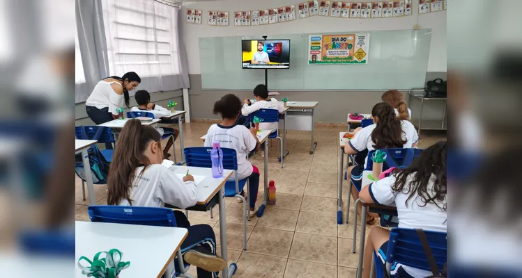 Confira os registros da proposta, dentro e fora da sala de aula.