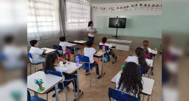 Confira os registros da proposta, dentro e fora da sala de aula.