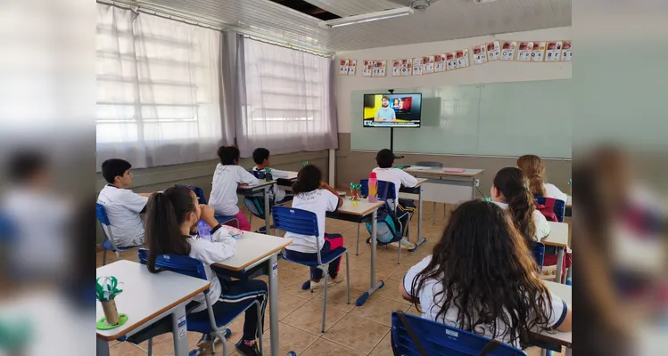 Confira os registros da proposta, dentro e fora da sala de aula.