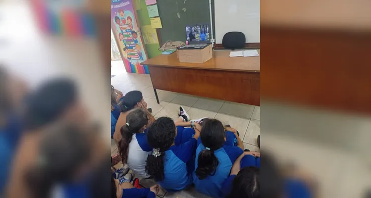 Educandos puderam assistir à videoaula para realizar desafio.