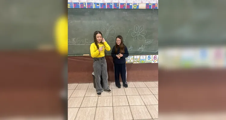 Veja os registros do trabalho em sala de aula.