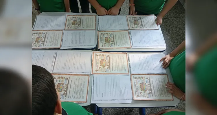 Confira alguns registros da proposta dentro e fora da sala de aula.
