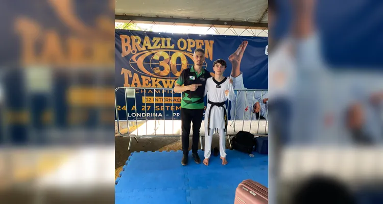 Atleta de PG conquista título internacional de taekwondo no Brazil Open G2