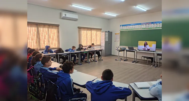 Confira os registros da proposta em sala de aula.