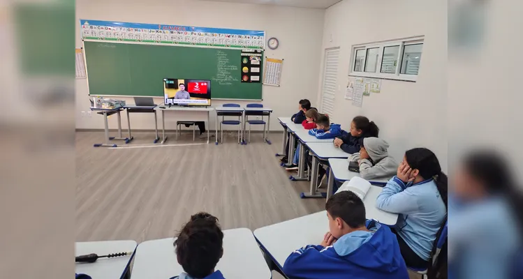 Confira os registros da proposta em sala de aula.