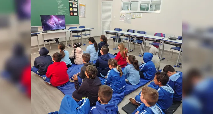 Confira os registros da proposta em sala de aula.