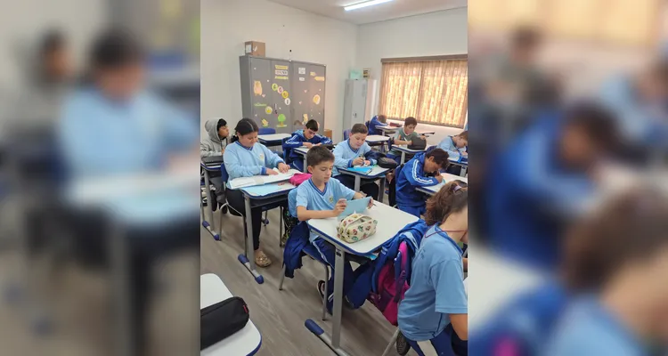 Confira os registros da proposta em sala de aula.