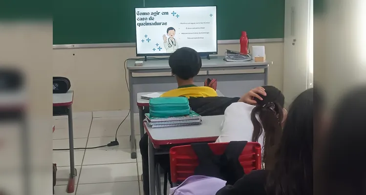 Confira a série de registros da ampla proposta em sala de aula.