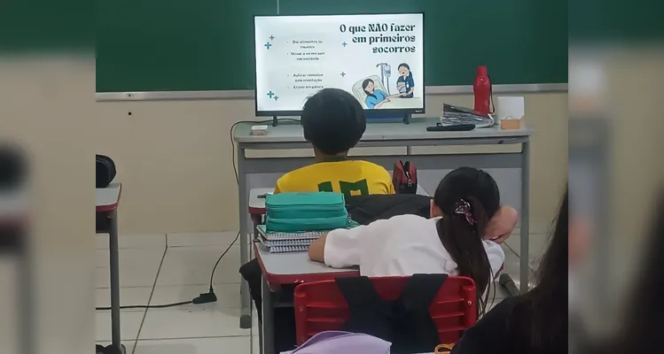 Confira a série de registros da ampla proposta em sala de aula.