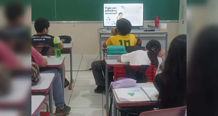 Confira a série de registros da ampla proposta em sala de aula.
