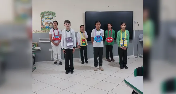 Confira a série de registros em sala de aula.