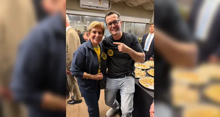 Elizabeth celebrou a votação de seus aliados políticos no estado.