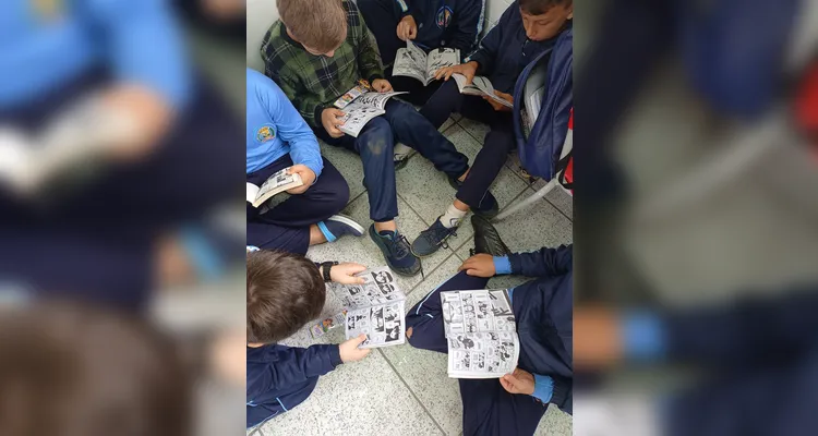 Veja os registros da ampla proposta em sala de aula.