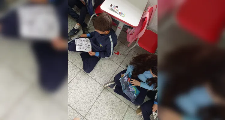 Veja os registros da ampla proposta em sala de aula.