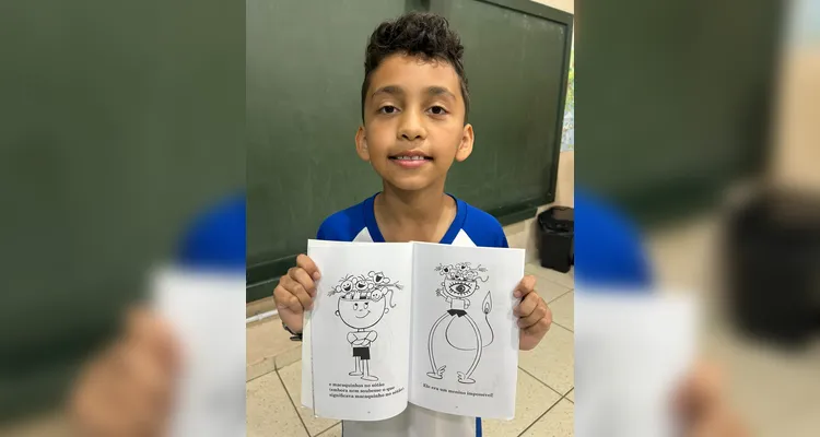 Confira a série de registros do trabalho em sala de aula.