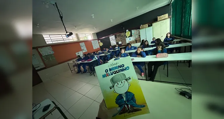 Confira a série de registros do trabalho em sala de aula.