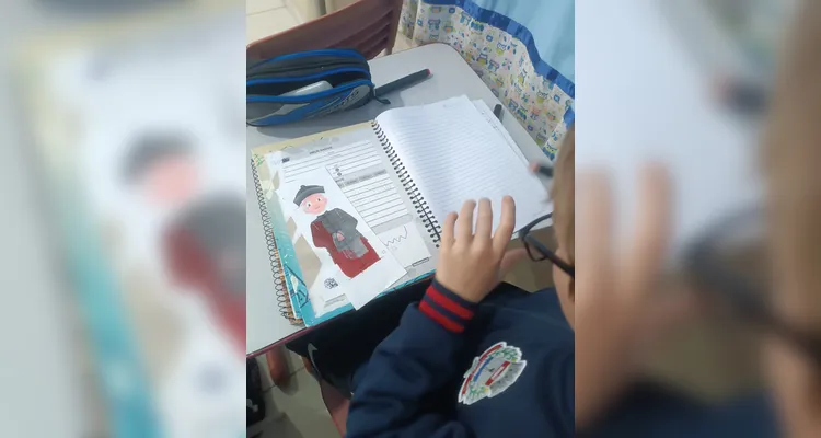 Confira os registros do trabalho em sala de aula.