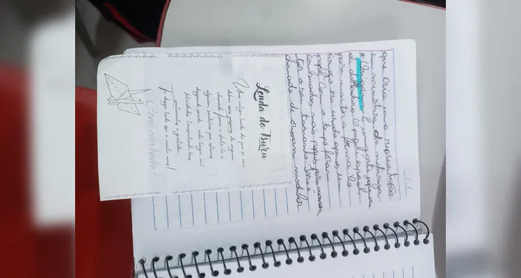 Confira os registros do trabalho em sala de aula.