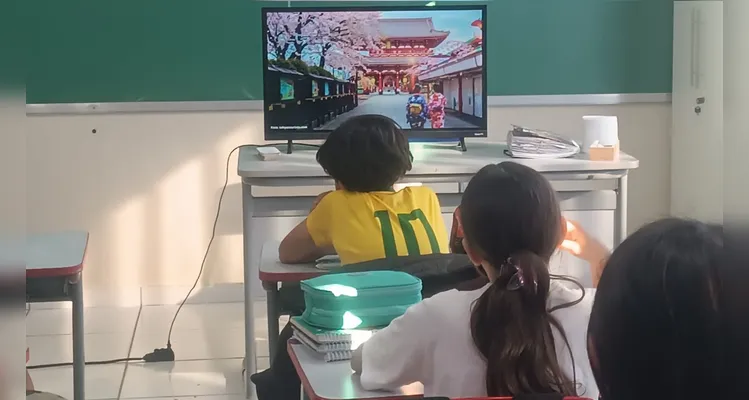 Confira os registros do trabalho em sala de aula.