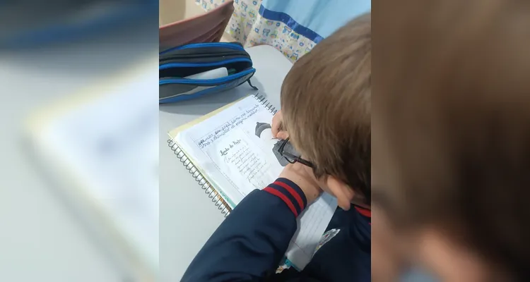Confira os registros do trabalho em sala de aula.
