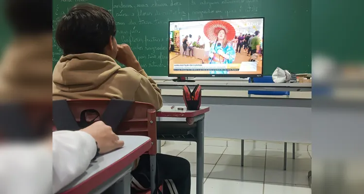 Confira os registros do trabalho em sala de aula.