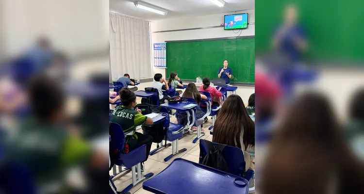 Confira a série de registros do amplo trabalho em sala de aula.