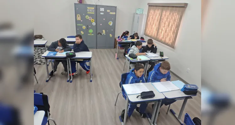 Confira a série de registros em sala de aula.
