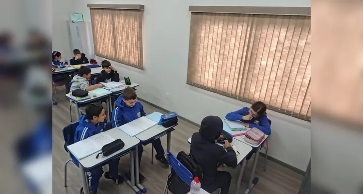 Confira a série de registros em sala de aula.