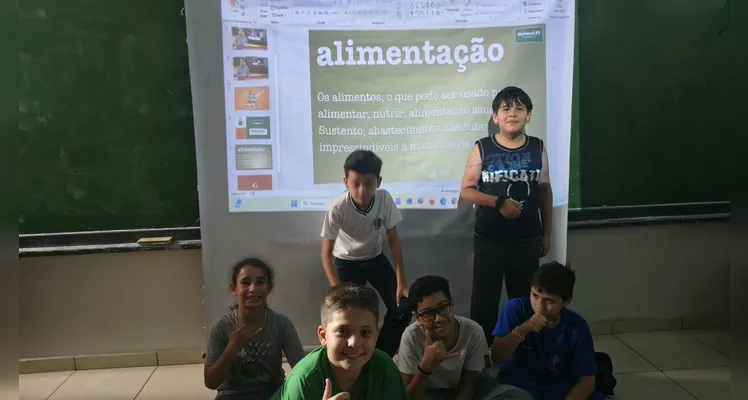 Confira a série de registros em sala de aula.