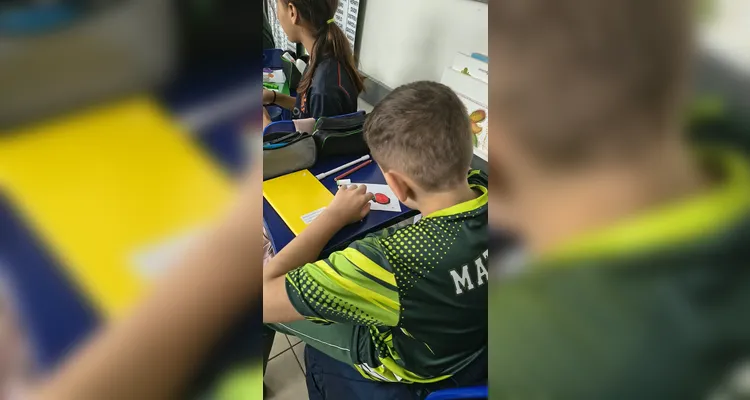 Confira a série de registros em sala de aula.