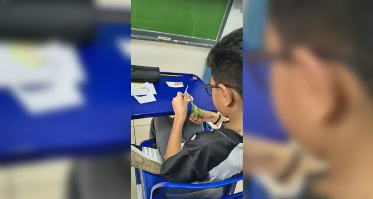 Confira a série de registros em sala de aula.