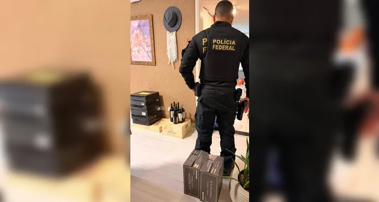 Polícia faz operação contra esquema de contrabando de vinhos argentinos no PR