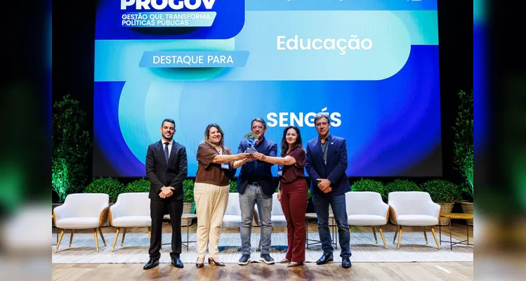 Sengés conquistou duas premiações, nas áreas de Transparência, Controle e Relacionamento com o Cidadão e Educação.
