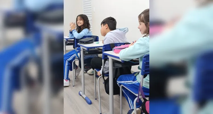 Veja os registros em sala de aula.