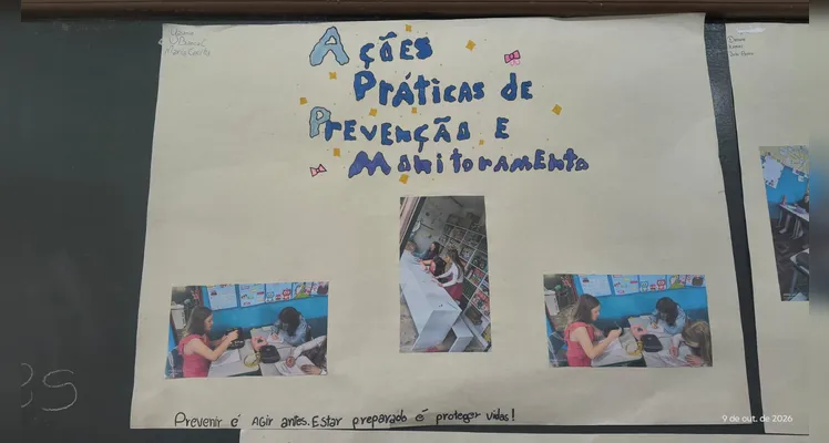 Confira a série de registros do trabalho realizado pelos educandos.
