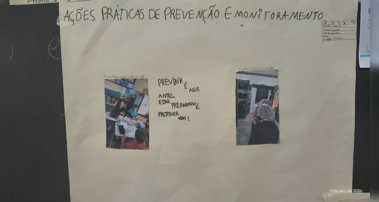 Confira a série de registros do trabalho realizado pelos educandos.