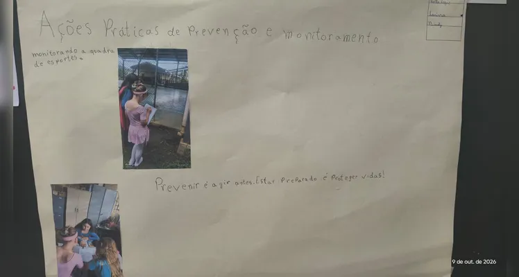 Confira a série de registros do trabalho realizado pelos educandos.