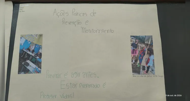 Confira a série de registros do trabalho realizado pelos educandos.