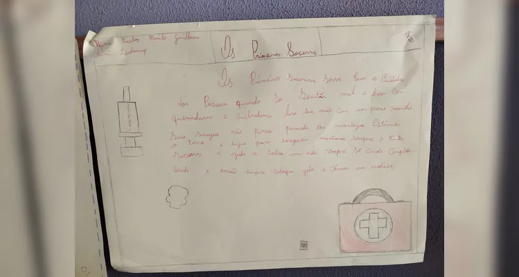 Confira a série de registros do trabalho dentro e fora da sala de aula.