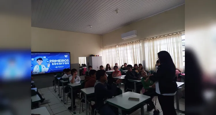 Confira a série de registros do trabalho dentro e fora da sala de aula.