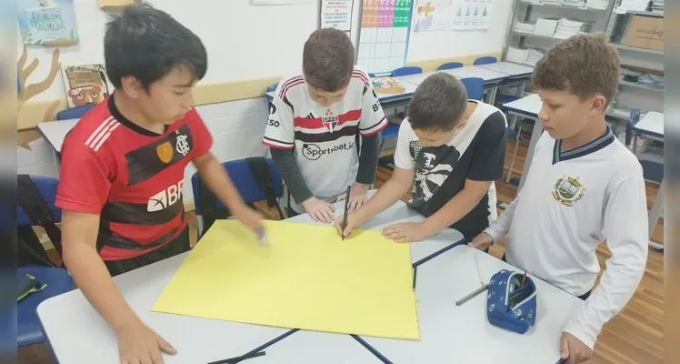Confira os registros da ampla proposta em sala de aula.