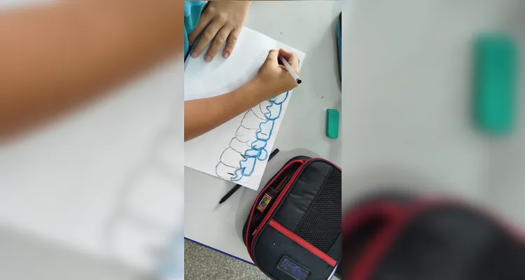 Confira os registros em sala de aula.