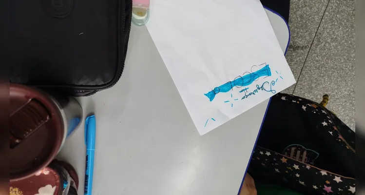 Confira os registros em sala de aula.