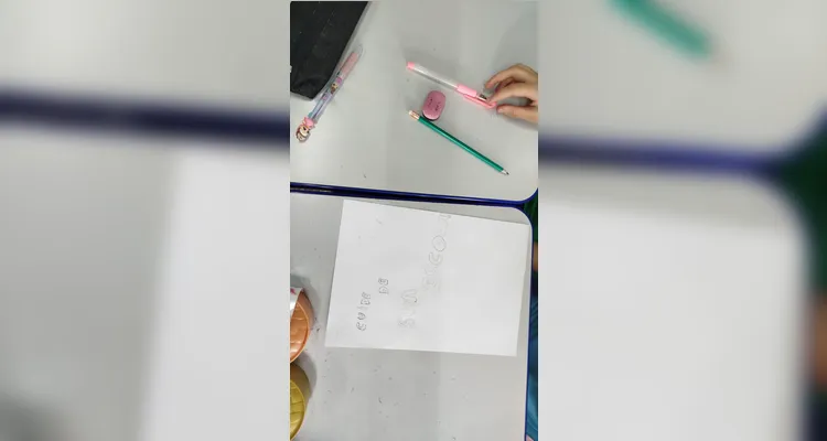 Confira os registros em sala de aula.