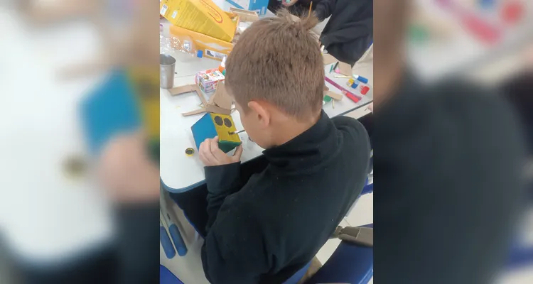 Confira os registros da proposta em sala de aula.